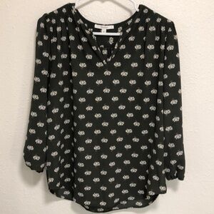 Fun 2 fun Stitch Fix Women’s Olive Green Blouse Size S